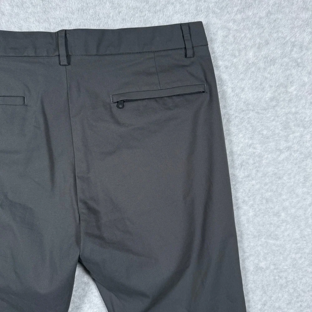 Bonobos Mens Tech Chino Slim Pant Charcoal Grey 32x34 (Fits 33x31) - Picture 16 of 16